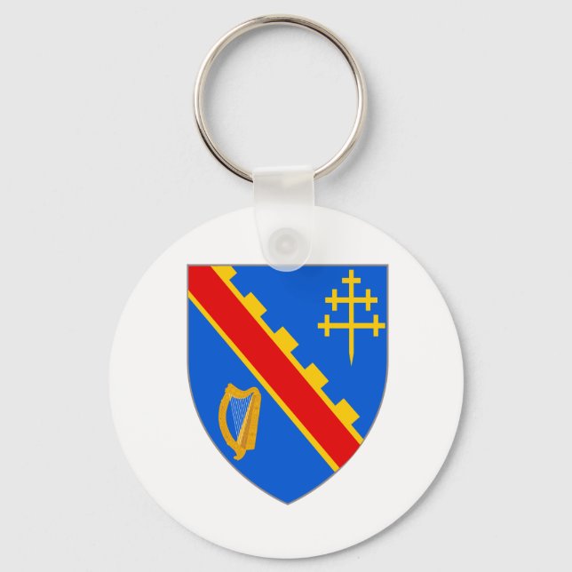 Official Coat Arms Armagh Heraldry Symbol Ireland Keychain (Front)