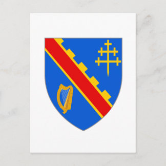 Official Coat Arms Armagh Heraldry Symbol Ireland Postcard