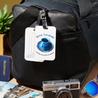 Official Coffee Consumption Squad | Team Coffee Luggage Tag