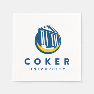 Official Coker University Logo Napkins