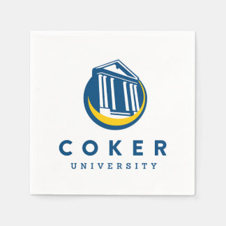Official Coker University Logo Napkins