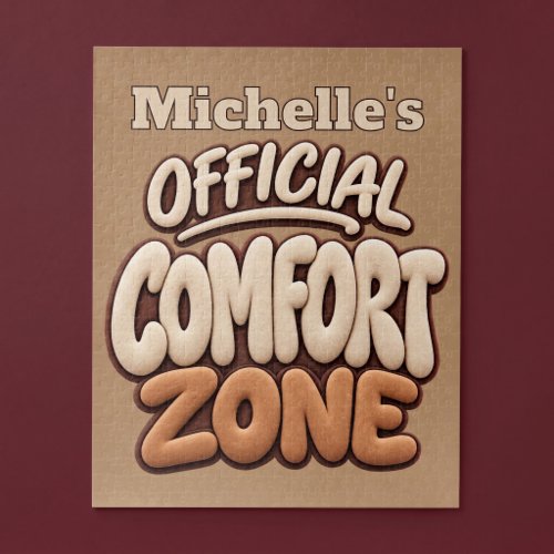 Official Comfort Zone Funny Jigsaw Puzzle