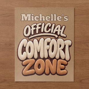 Official Comfort Zone Funny Jigsaw Puzzle