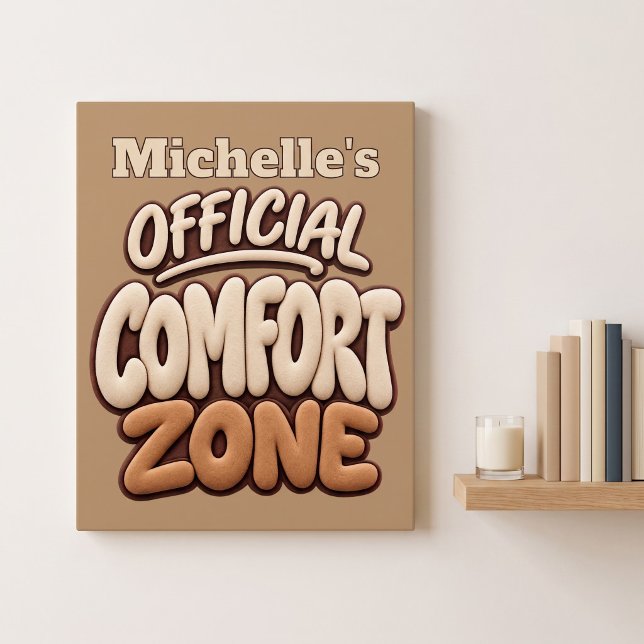 Official Comfort Zone Funny Poster (Creator Uploaded)