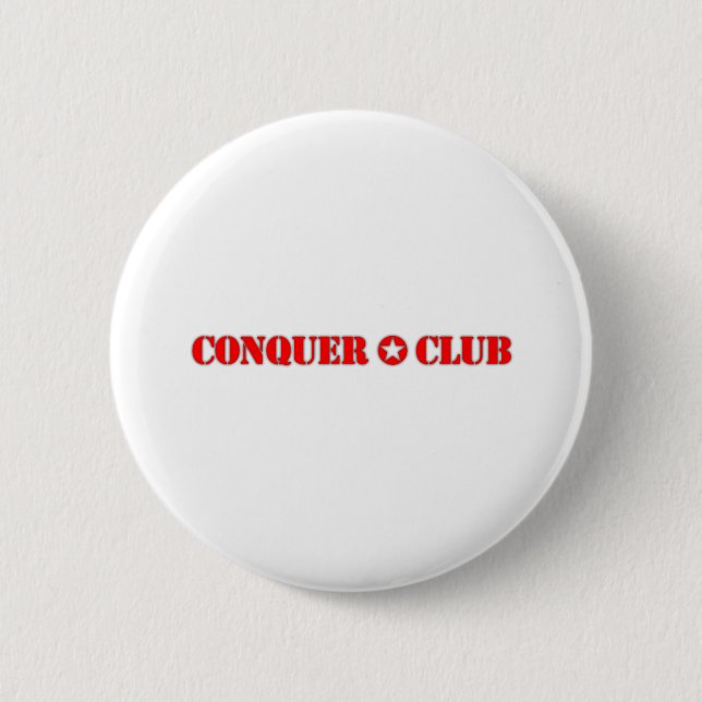 Official Conquer Club Pinback Button (Front)