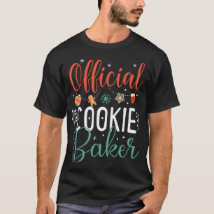 Official Cookie Baker Funny Christmas Couples Matc T-Shirt