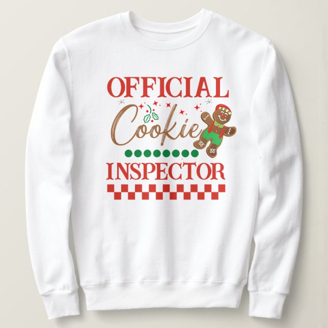 Official Cookie Inspector Sweatshirt - Funny Chris (Design Front)