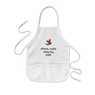 Official Cookie Maker For Santa Kids' Apron