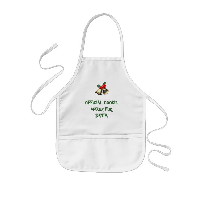 Official Cookie Maker For Santa Kids' Apron (Front)