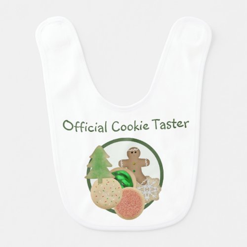 Official Cookie Taster  Baby Bib