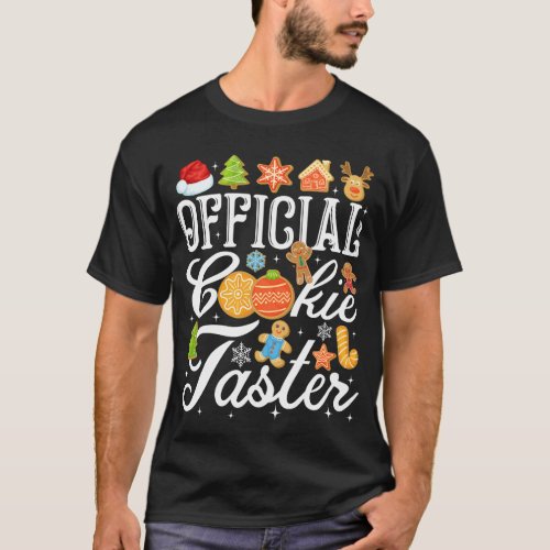 Official Cookie Taster Christmas Costume T_Shirt