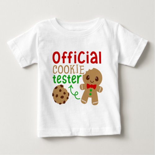 Official cookie tester baby unisex t_shirt