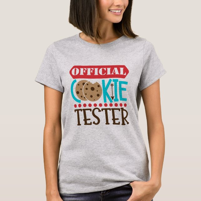 Official Cookie Tester Christmas T-Shirt (Front)