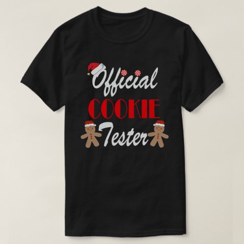 Official Cookie Tester Christmas T_Shirt