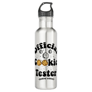 Official Cookie Tester Cookie Lovers Christmas Stainless Steel Water Bottle