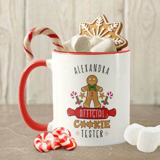 Official Cookie Tester Custom Name Mug