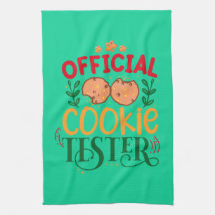 Official Cookie Tester Kitchen Towel