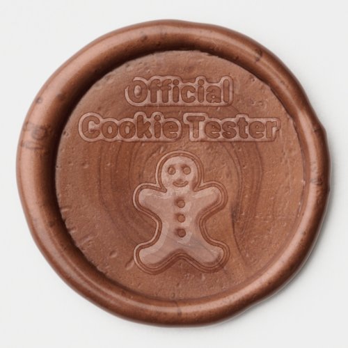 Official Cookie Tester Wax Seal Sticker