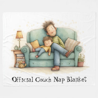 Official Couch Nap Blanket –Cozy Father’s Day Gift