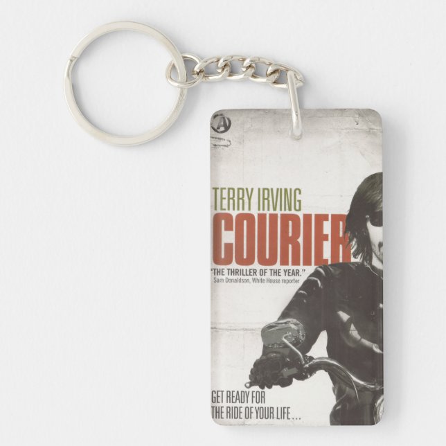 Official Courier Book Cover KeyChain (Front)