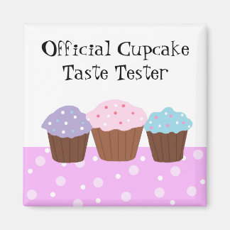 Official Cupcake Connoisseur Magnet