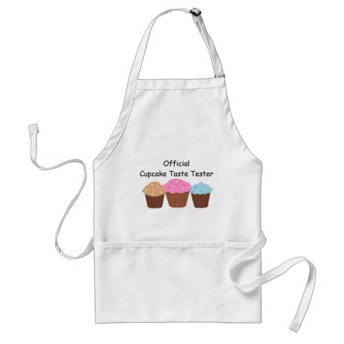 Official Cupcake Taste Tester Adult Apron