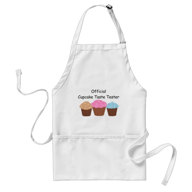 Official Cupcake Taste Tester Adult Apron (Front)