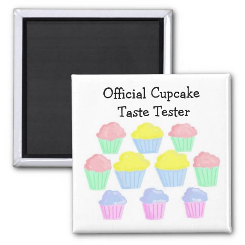 Official Cupcake Taste Tester Magnet