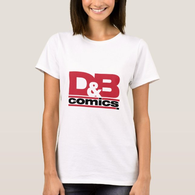 Official D&B Comics Logo Apparel T-Shirt (Front)