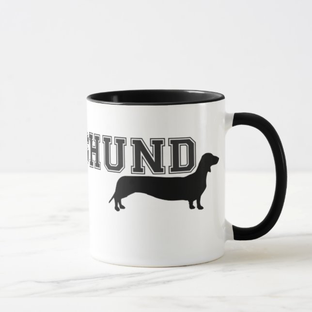 Official Dachshund Appreciation Society Ringer mug (Right)