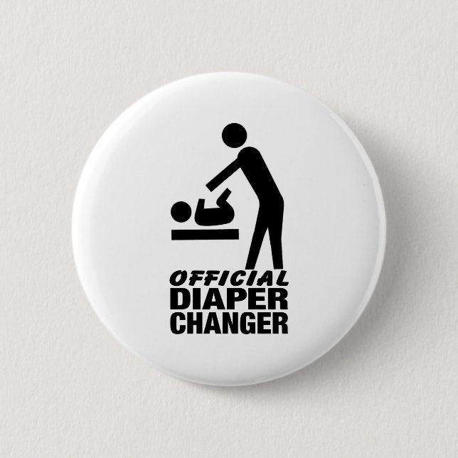Official Diaper Changer Button (Front)
