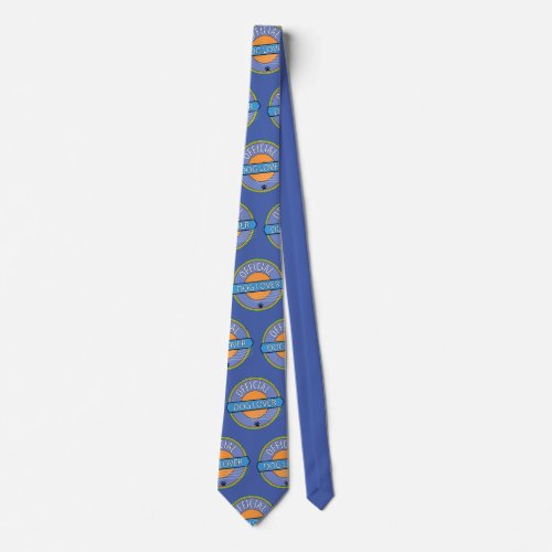 Official Dog Lover   Neck Tie