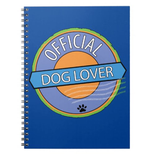 Official Dog Lover    Notebook