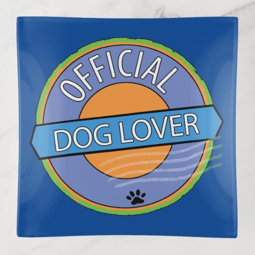 Official Dog Lover  Trinket Tray