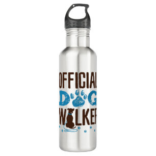 Official Dog Walker Stainless Steel Water Bottle