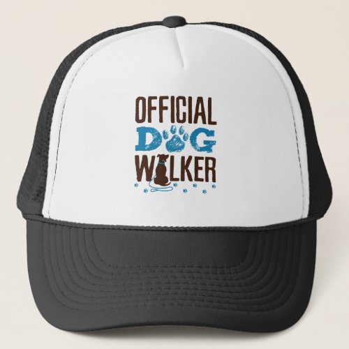 Official Dog Walker Trucker Hat