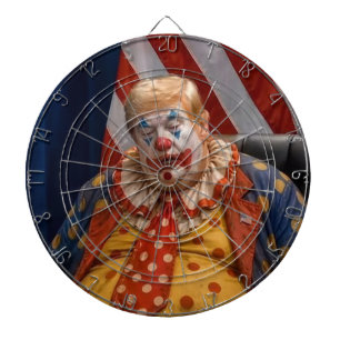 Official Donald J Clown Dart Board