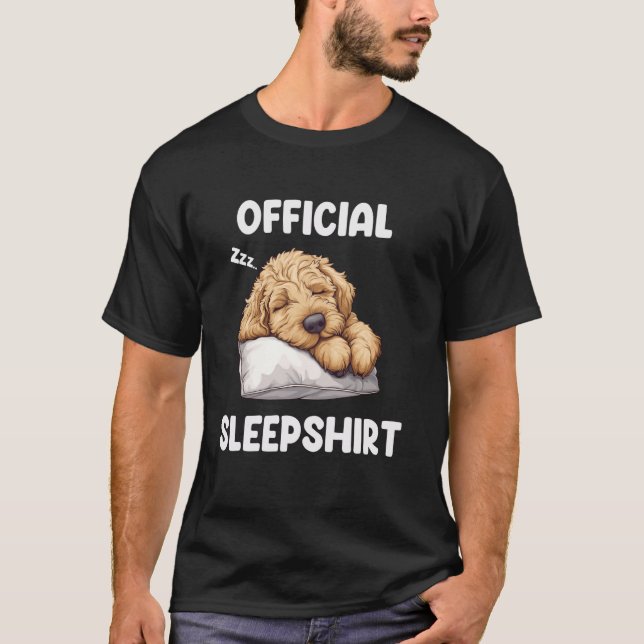 Official Doodle Sleepshirt Goldendoodle Dog Lover  T-Shirt (Front)