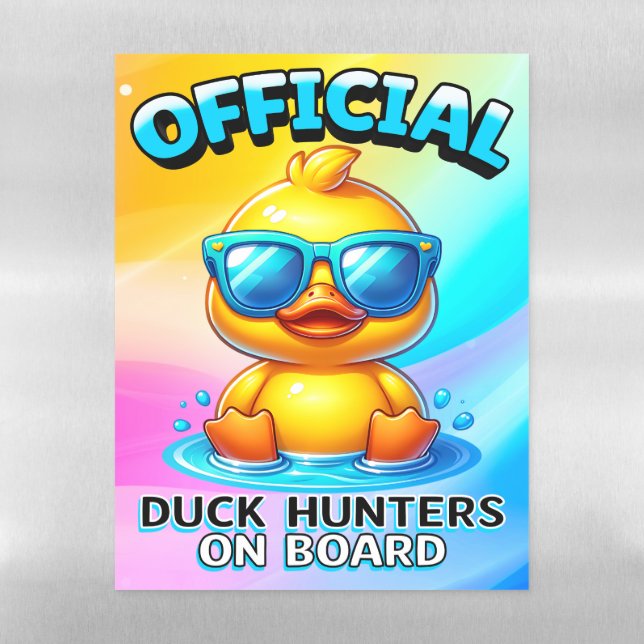 Official Duck Hunters On Board Cruise Magnet (Vertical)