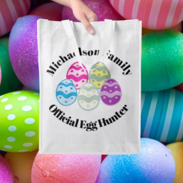 Official Easter Egg Hunter Family Grocery Bag (Creator Uploaded)
