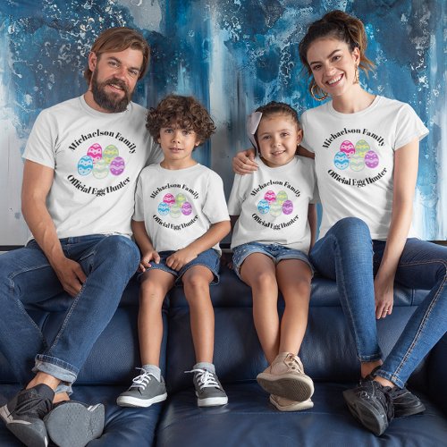 Official Easter Egg Hunter Family T_Shirt