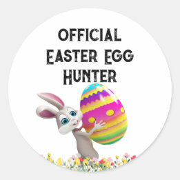 Official Easter Egg Hunter Sticker - editable