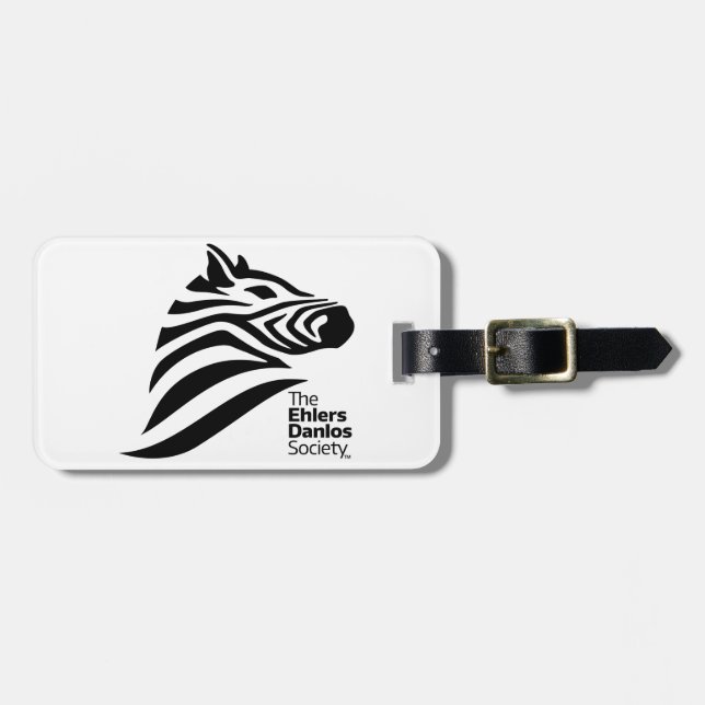 Official Ehlers-Danlos Society Logo Luggage Tag (Front Horizontal)