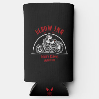 Official Elbow Inn® Biker Lucy Slim Can Cooler