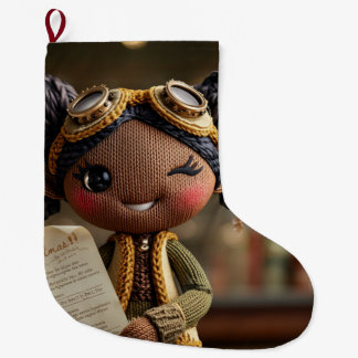 Official Elf Report  Large Christmas Stocking