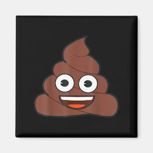 Official Emoji Poop Happy Yellow Smile Face  Magnet