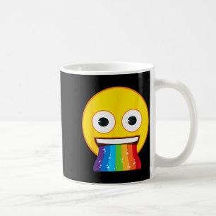 Official Emoji Rainbow Mouth Yellow Smile Face  Coffee Mug