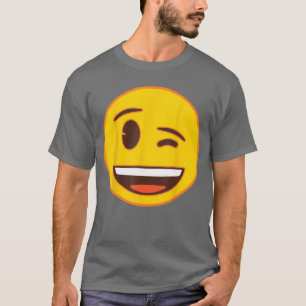 Official Emoji Wink Winking Yellow Smile Face T-Shirt