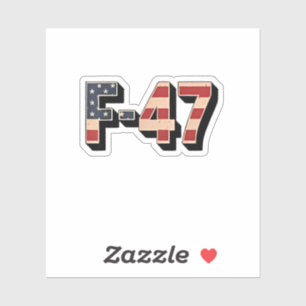 Official F47 Maga Fighter Jet F-47 Jet Fighter Air Sticker