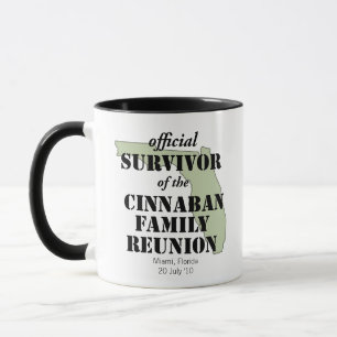 Official Family Reunion Survivor - Florida Green Mug